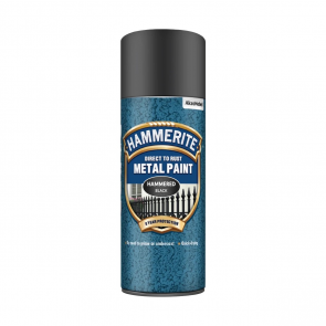 Hammerite Hammered Āmurkaluma virsma, aerosols, melna 0.4L 